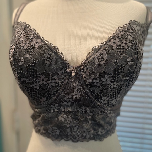 Adore Me Other - Adore Me Grey Lace Bra